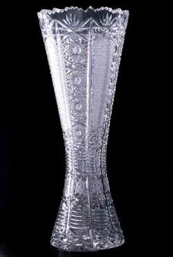 Kristallvase transparent, Blumenvase Höhe 27cm - Bild 3