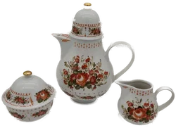 Kaffeeservice 4-Teilig Sonstige Porzellan | Retro-Charme - Bild 2