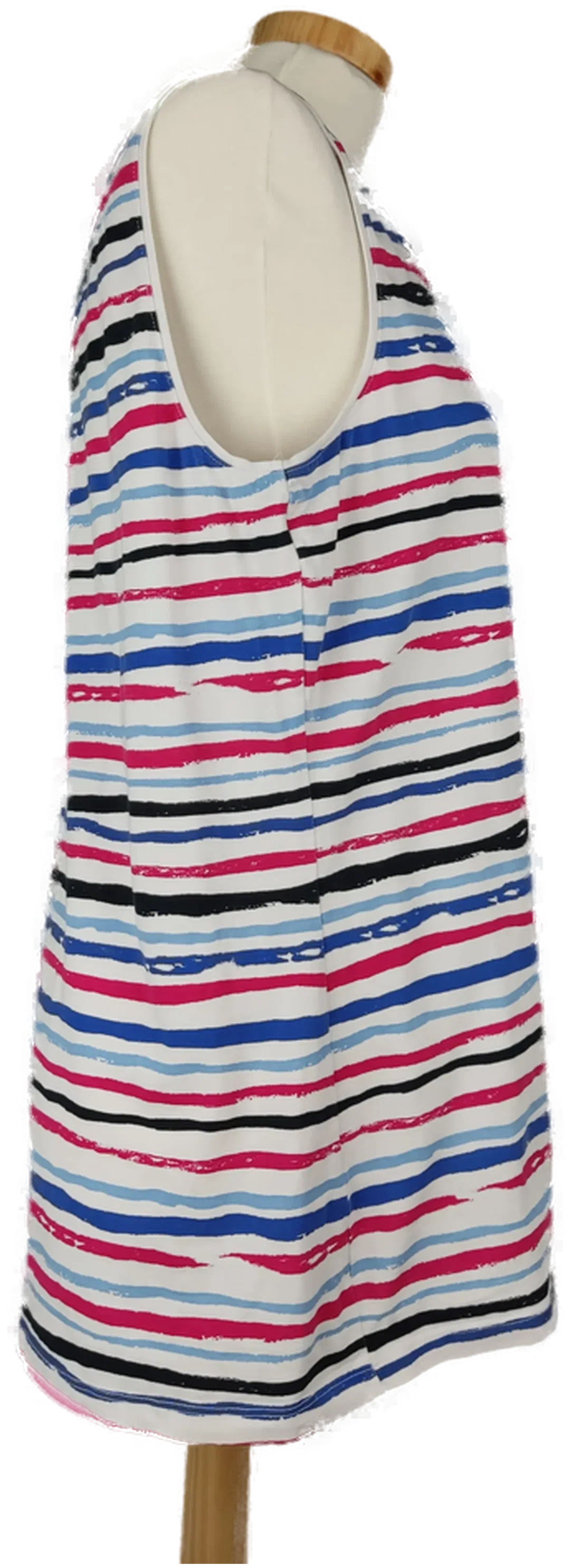 Gerry Weber Tanktop rot-blau-schwarz gestreift / Gr. 38/40 – Bild 3
