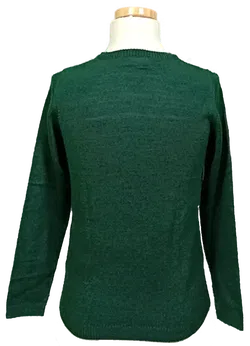 Lupilu Kinder Weihnachtspullover dunkelgrün gemustert Gr. 122/128 - Bild 2