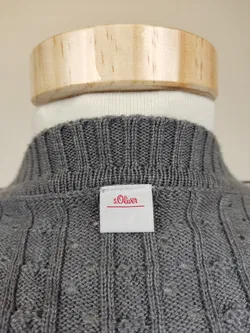 S. Oliver Damen Strickweste grau Gr. 34 - Bild 6