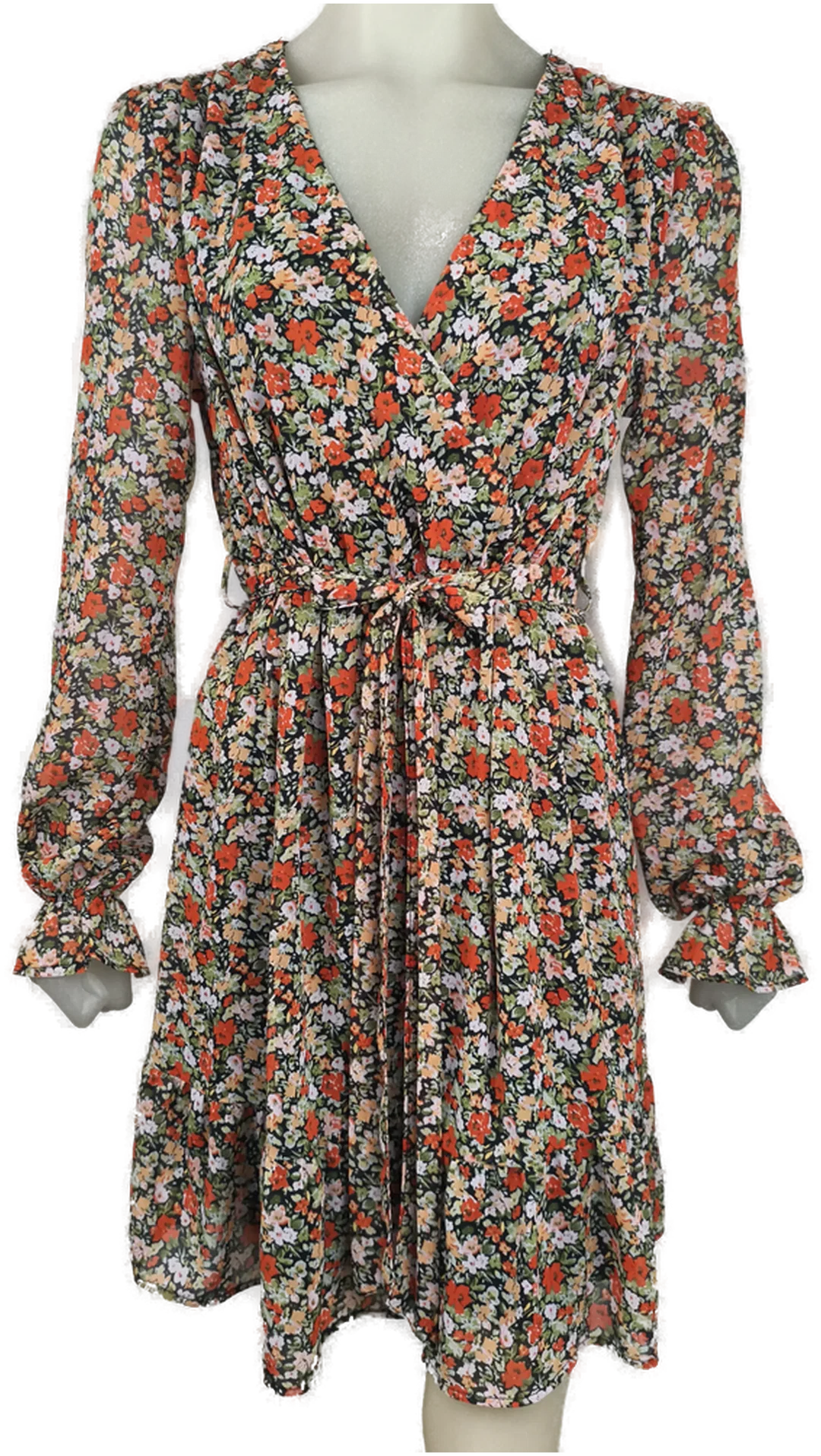 Amisu Damenkleid, Gr. 40, Blumen – Bild 5