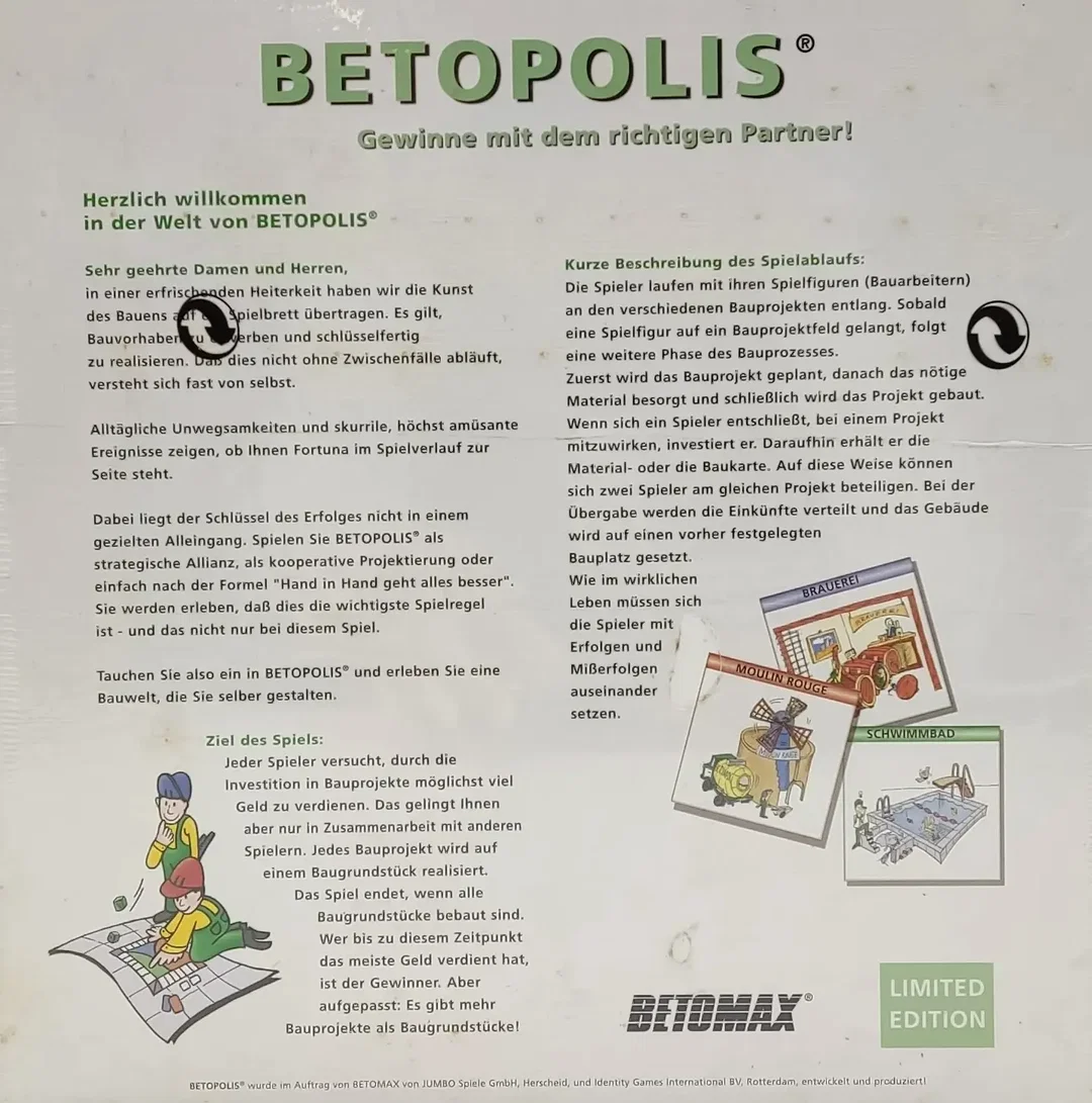 Betopolis Limited Edition - Gesellschaftsspiel - Betomax  – Bild 2