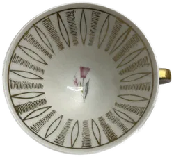 Vintage Sammeltasse Blume 11 cm Durchmesser - Hochwertige Deko-Rarität - Bild 1