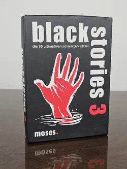 black stories 3 - 50 ultimative schwarze Rätsel - Gesellschaftsspiel - moses.  - Bild 1