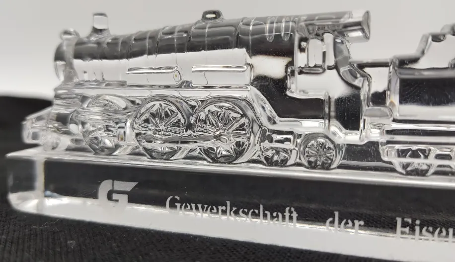Glasstudio Waldglashütte Glaslokomotive – Bild 3