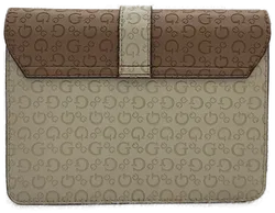  Guess Handtasche mit Logo-Muster in Braun-Beige - Bild 3