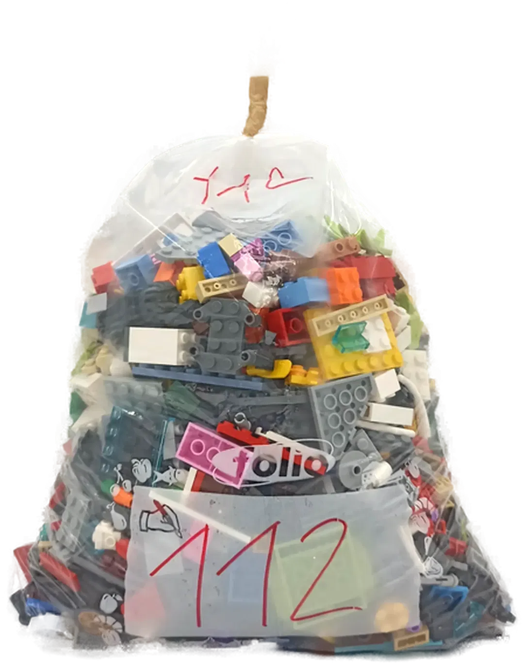 1,5 Kilo Lego Steine gemischt - Bild 1