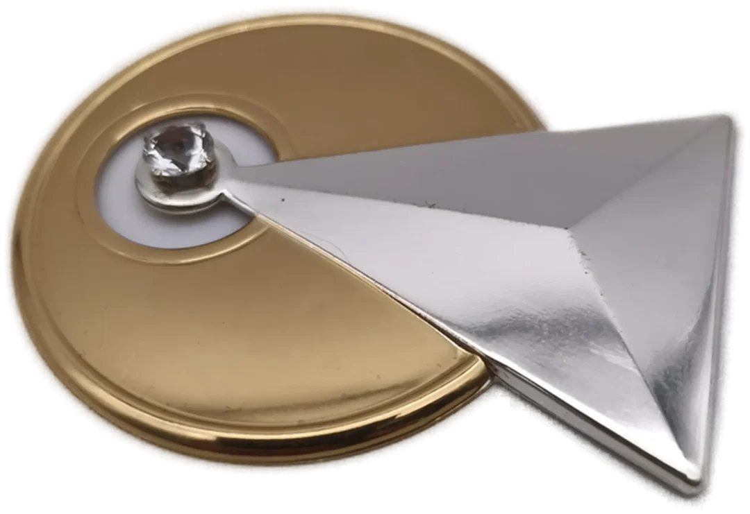 Star Trek, Vulcan IDIC Medaillon, Franklin Mint, 925 Silber, seltenes Sammlerstück! – Bild 2