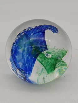 Vintage Briefbeschwerer aus Glas  - Bild 3