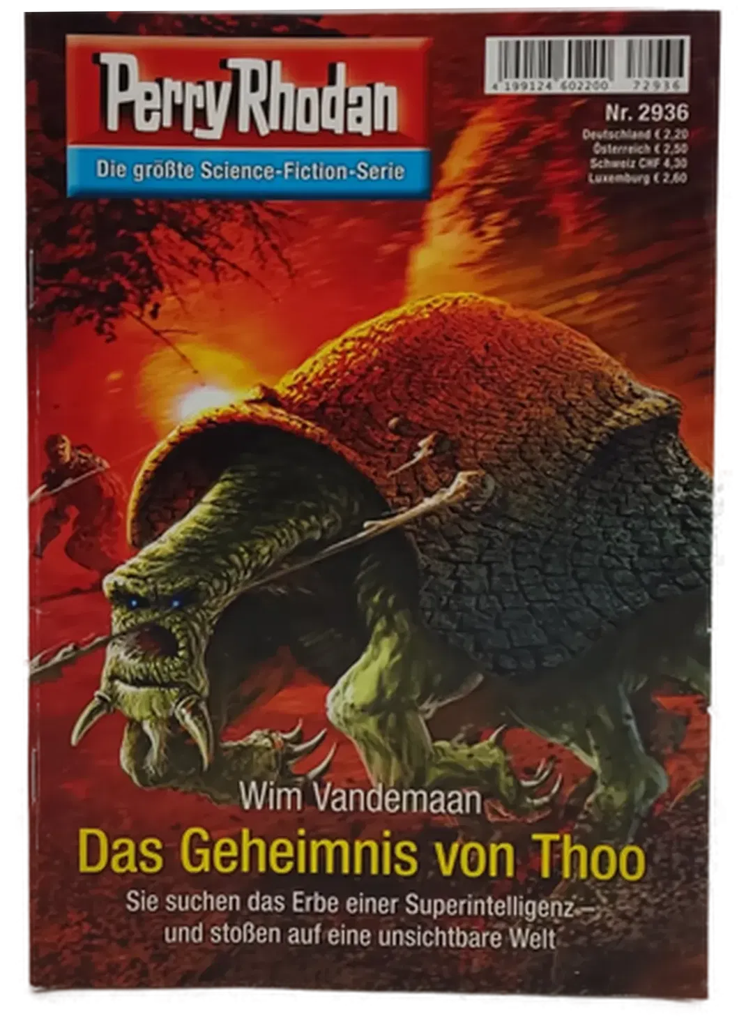 Romanheft Perry Rhodan Das Geheimnis von Thoo Erstauflage Nr.2936 - Bild 1