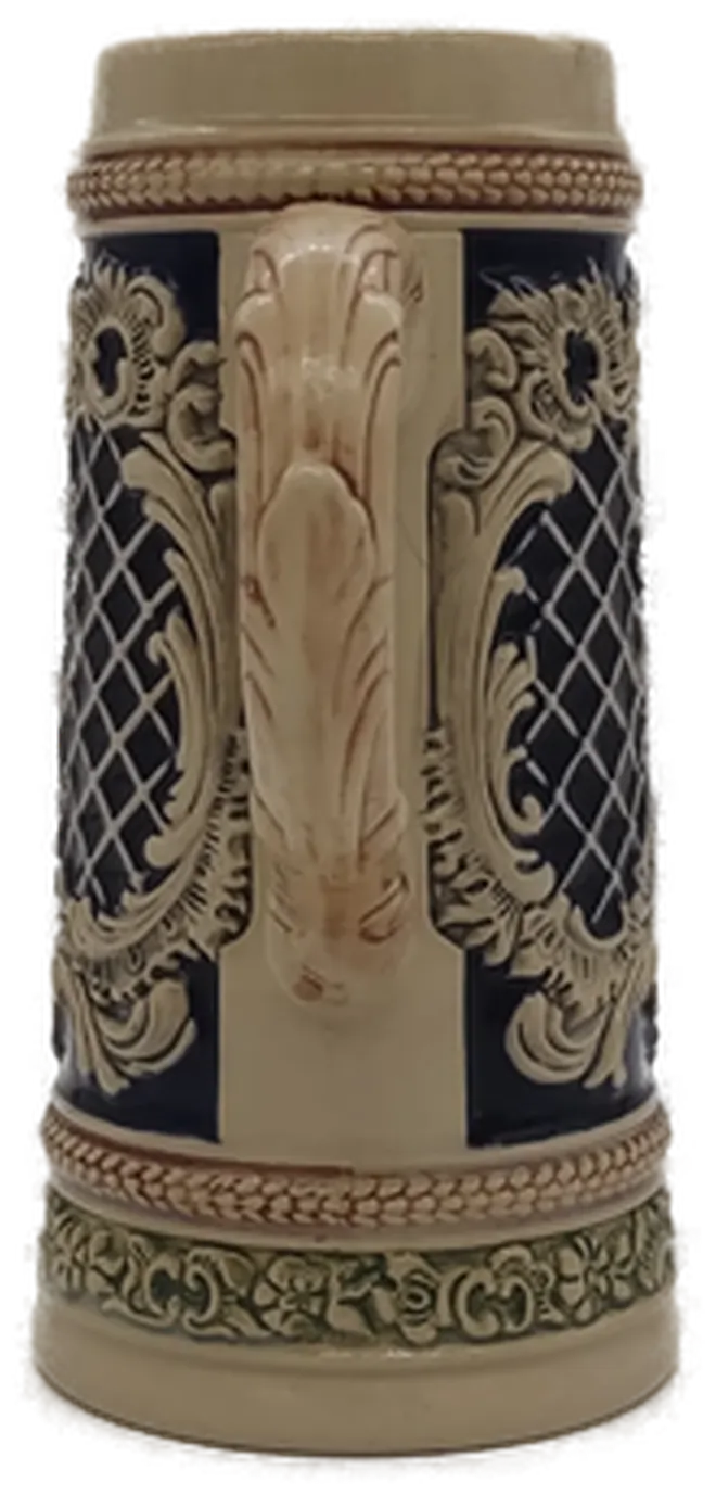 Gerz Bierkrug mit Trachtenmotiv in beige, Höhe 18cm – Bild 4
