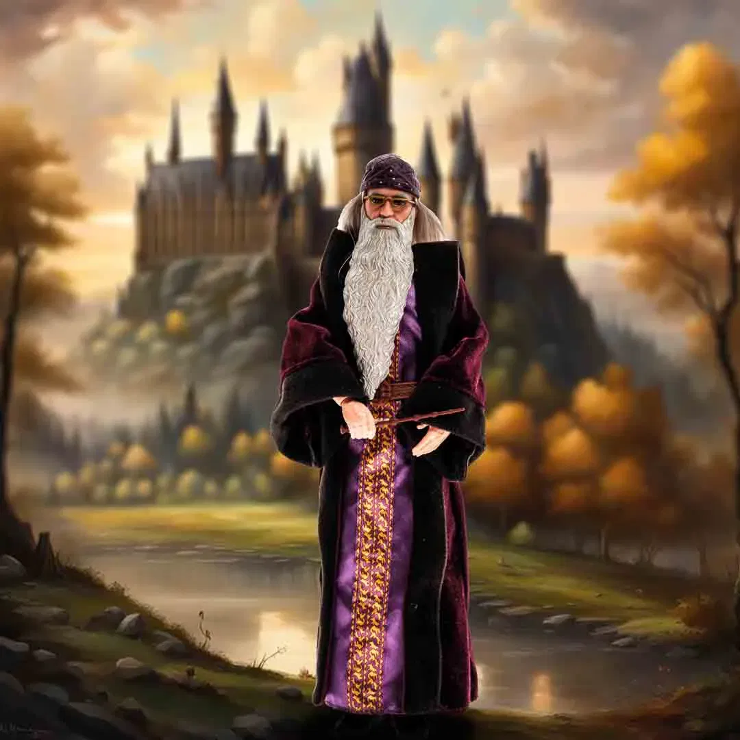 Harry Potter Dumbledore Puppe Sammelfigur - Bild 4