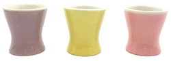 Vintage-Eierbecher - Lilienporzellan „Daisy“ (3-teilig)