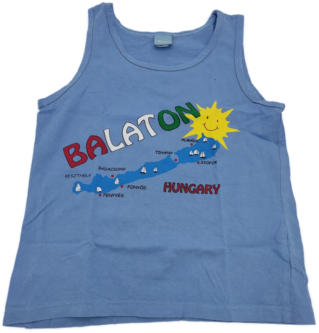 Asti Kinderträger Shirt blau - Gr.123-128 - Bild 1