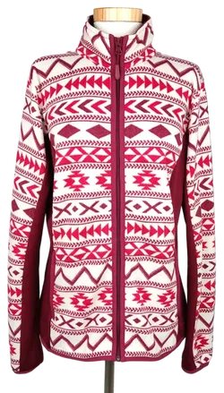 Jack Wolfskin Damen Fleecejacke, rot - Gr. L - Bild 1