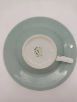 Lilien Porzellan Kaffeetasse DAISY 18 - graublau - Bild 4