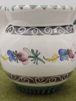 Gmundner Keramik Milchkanne Blumenmotiv | Landhaus-Charme – Vorschau 5