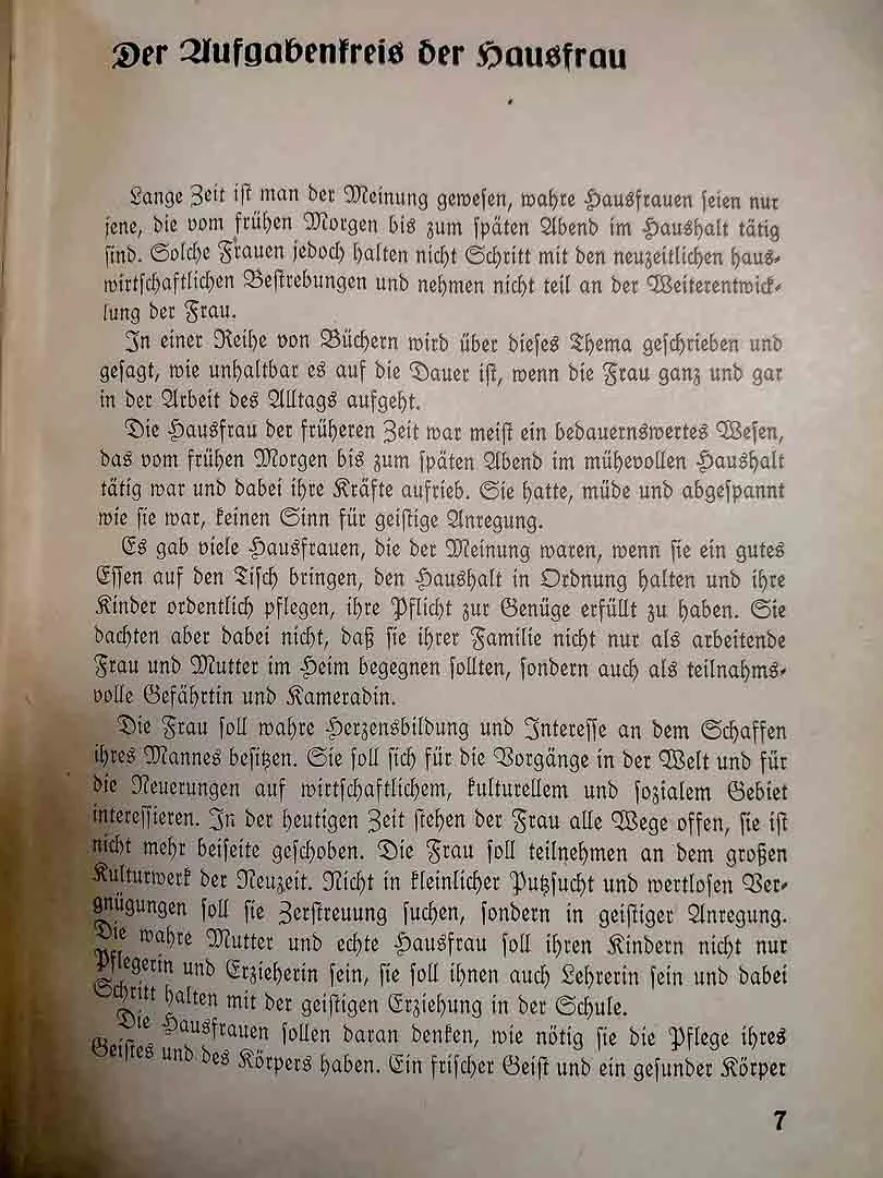 Antiquariat: Haushaltsbuch Wirtschaftskunde Wels Fraktur Rezeptbuch Vintage – Bild 5