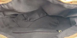 Strohumhängetasche Damen beige  - Bild 6