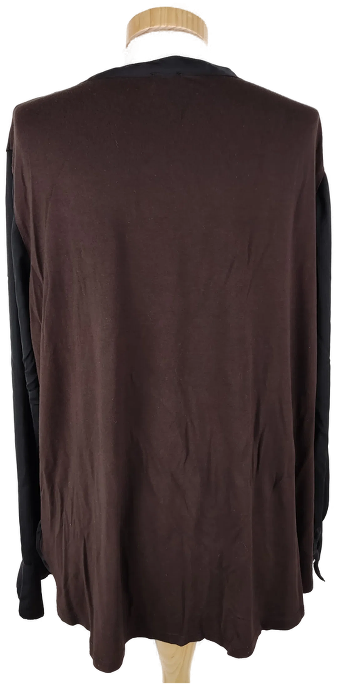 Bluse "Your Sixth Sense", langarm mit V-Ausschnitt, schwarz, Größe 44 – Bild 3