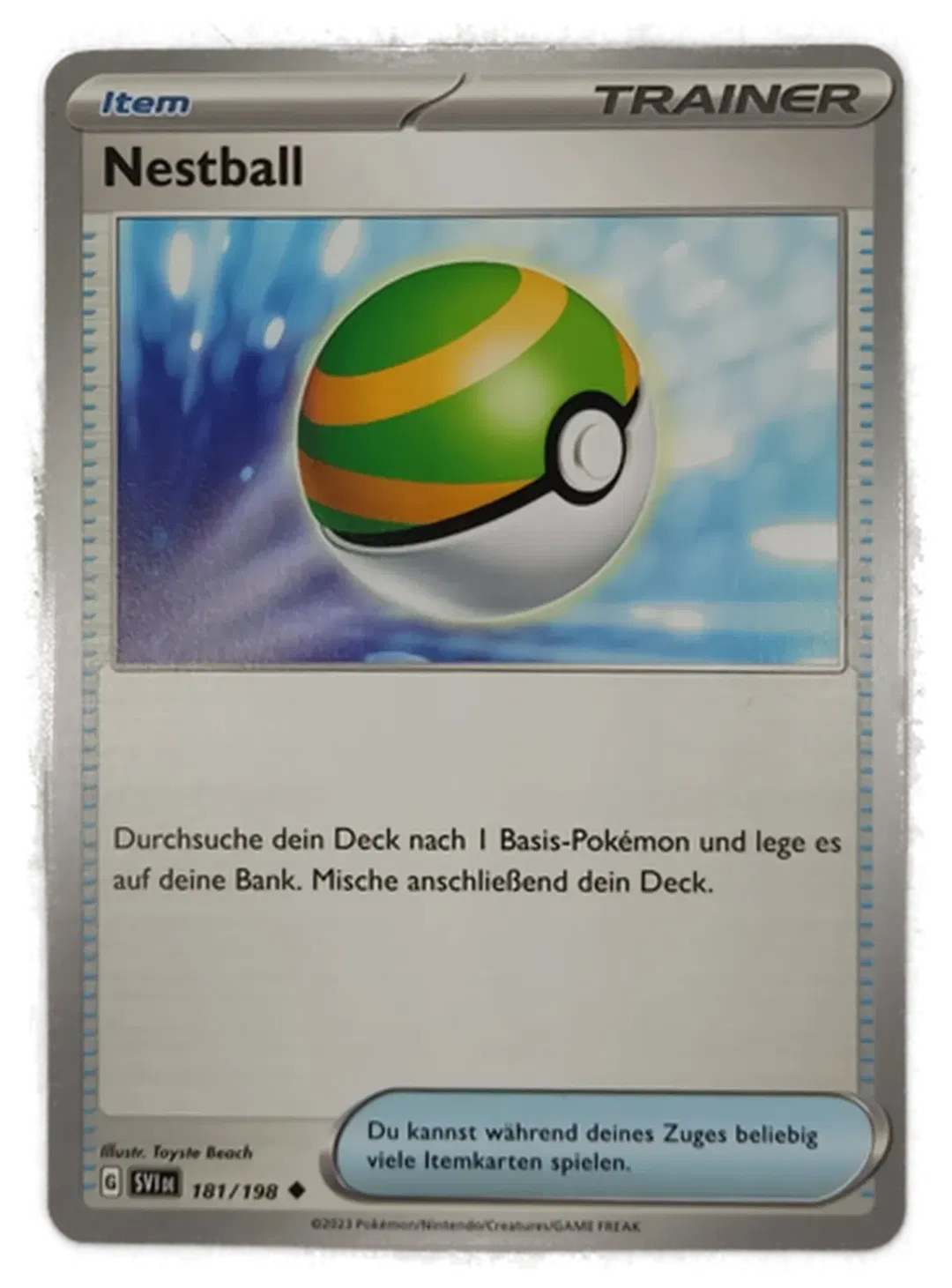  Pokémon Sammelkarte Nestball Item - Bild 4