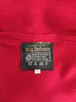 Damen Kaputzenjacke aus reiner Schurwolle GR. S; professionell gereinigt - Bild 4