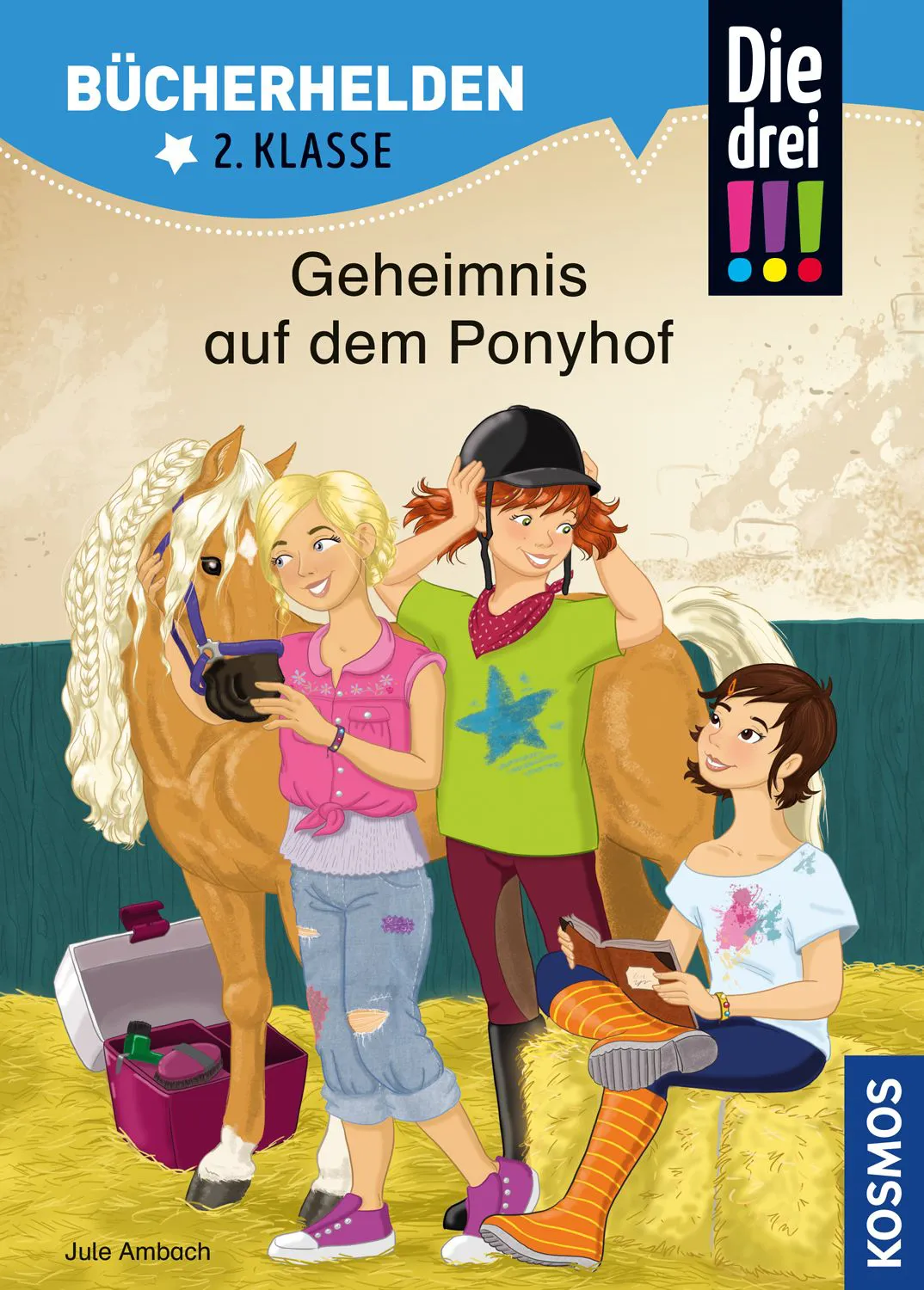 Die drei !!!, Bücherhelden 2. Klasse, Geheimnis auf dem Ponyhof - Jule Ambach – Bild 1