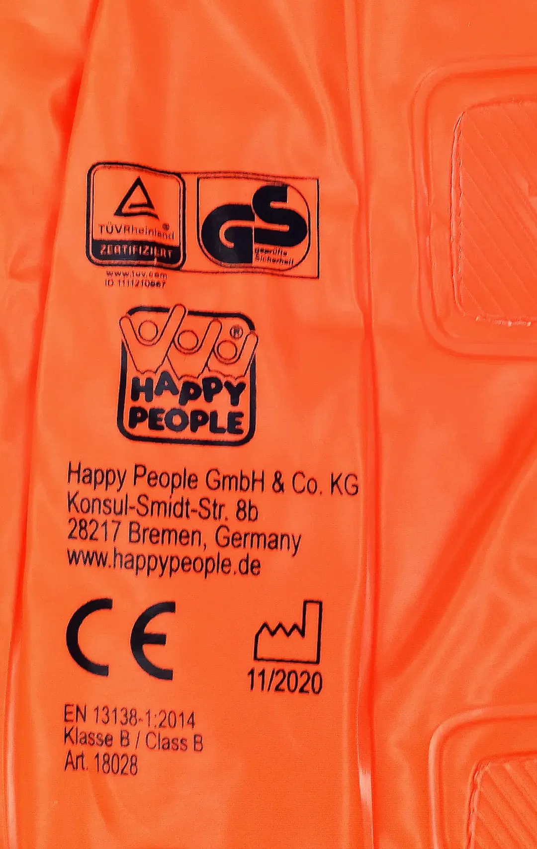 Bema Schwimmweste Kinder 15-30 kg Orange | Gut Erhalten – Bild 3