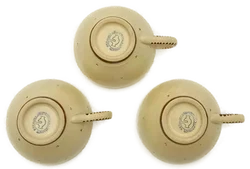 Gollhammer Keramik creme/braun - Kaffeetassen mit Untertassen Set 6-teilig - Bild 5