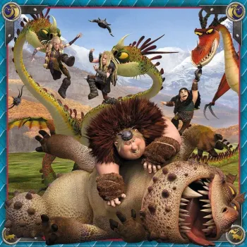 Ravensburger Puzzle Dragons – 3×49 Teile – DreamWorks – Kinderpuzzle ab 5+ – Bild 4