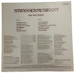 LP Schallplatte: Strassenmusikant - Duo Karl Hodina  - Bild 2