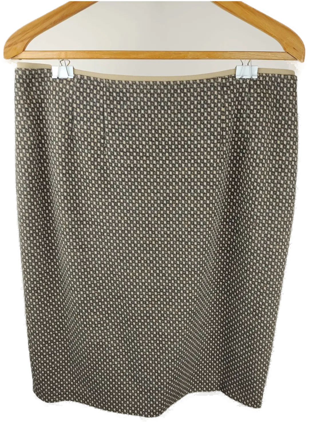 Basler Damen Midi Rock grau-grün/beige-  XL/42 - Bild 4