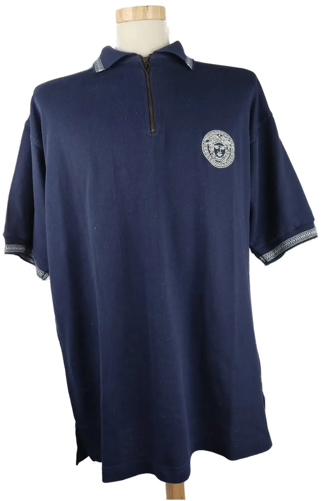 Versage Herren Poloshirt mit Zipp dunkelblau - XXL/54 - Bild 4