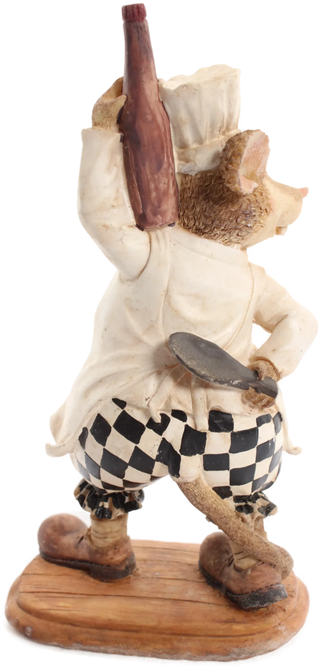 Dekofigur Maus als Koch – ca. 23 cm hoch – witzige Küchenfigur im Landhausstil – Bild 3