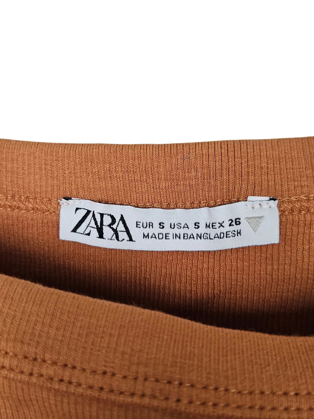 ZARA Damen Top, ziegelbraun - Gr. S / 36 – Bild 4