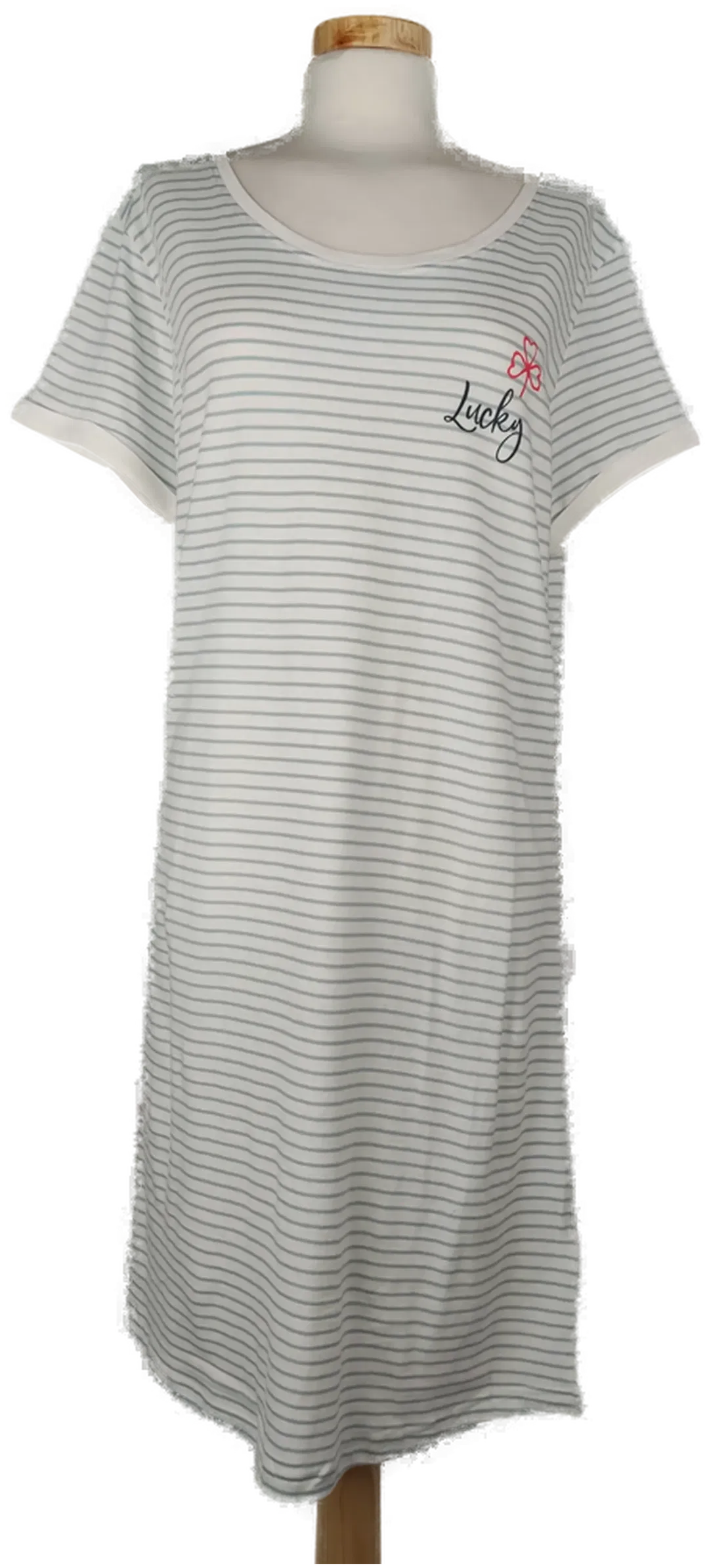 Blue Motion Damen Schlafshirt weiss mit blauen Streifen - L/40 - Bild 4