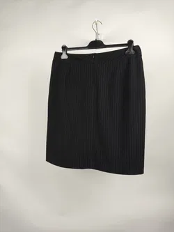Yfa Collection Damenrock Midi schwarz-weißer Nadelstreif - XXL/44 - Bild 2