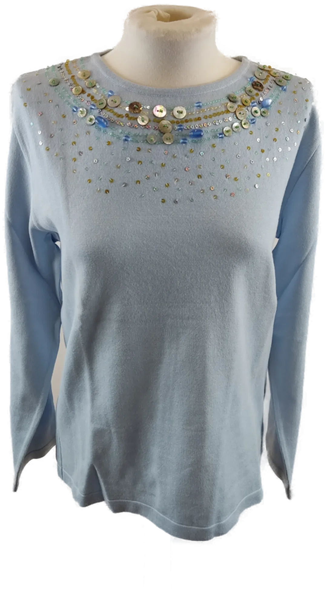 Olsen Damen Pullover mit Pailletten  – Bild 3