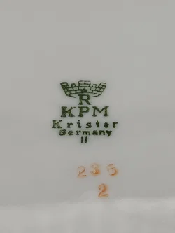 Porzellan-Servierschale KPM Krister mit Goldrand | Vintage-Schatz - Bild 5