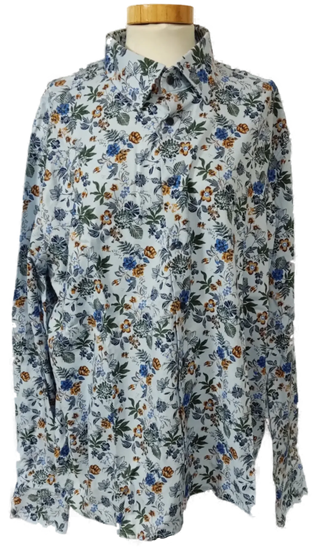 Christian Berg Regular Fit Herrenhemd mehrfarbig, Größe 45/46 - Bild 1