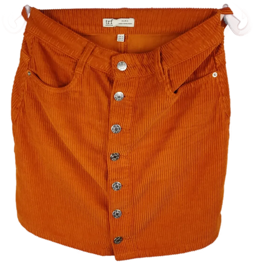 Zara Damen Minirock orange - XS/34 - Bild 1