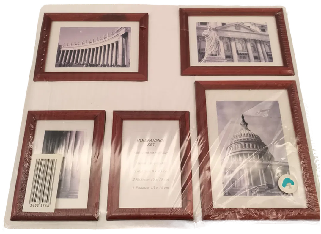 Holzrahmenset, 5 Stk - Bild 1