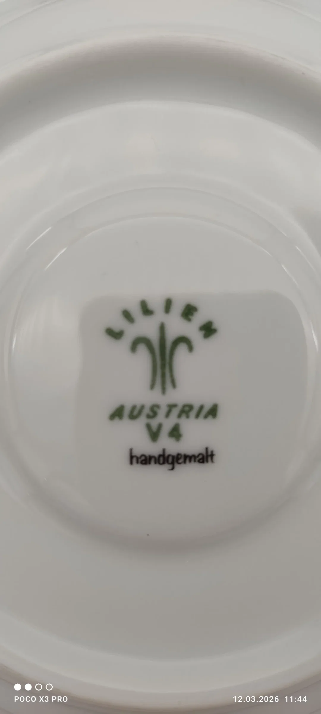 Lilien Porzellan Mocca-Untersetzer 6er | Sammlerstück – Bild 8