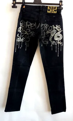 Reverse Damenjeans, schwarz - Gr. XS/34 – Vorschau 2