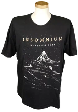 Gildan Softstyle Insomnium Herrenshirt schwarz Gr. 2XL