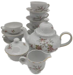 Porzellan-Kaffeeservice Winterling Germany Für 6 | Zeitloser Charme - Bild 5