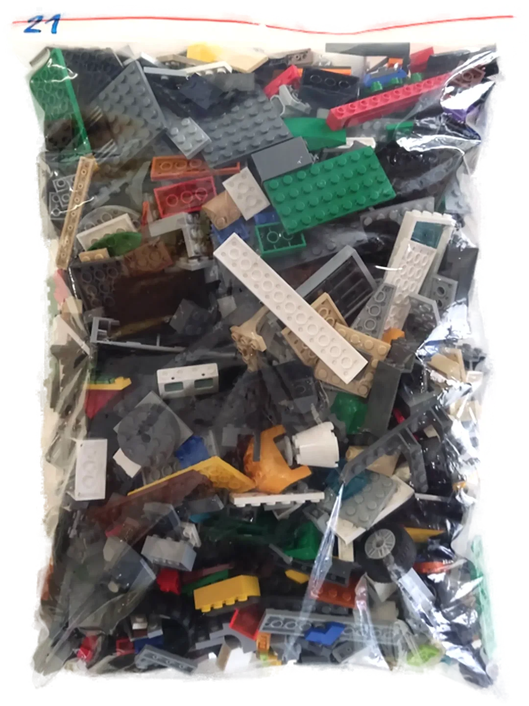 1,5 Kilo LEGO Steine gemischt Nr. 21 – Bild 1