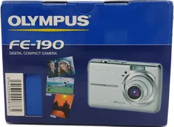 Olympus FE-190 Digital Compact Camera/Kamera 6.0 Megapixel schwarz - Bild 2