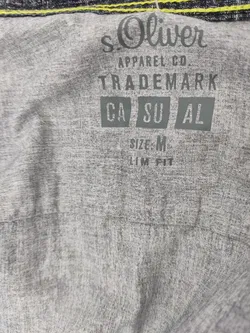 s.Oliver Herrenhemd grau, schwarz - M (Slim fit) - Bild 4